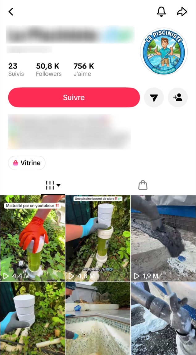 Compte TikTok 3