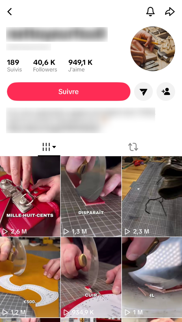 Compte TikTok 5