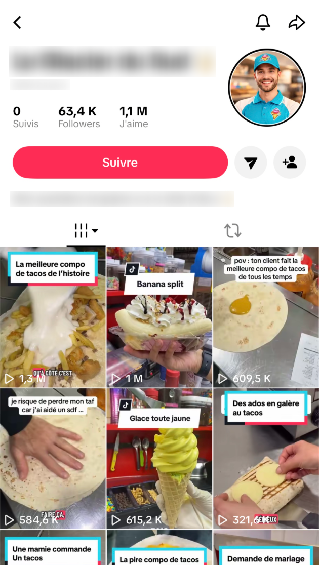Compte TikTok 6